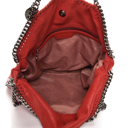 Stella McCartney Shaggy Deer Falabella Fold Over Tote Cherry 5 of 8