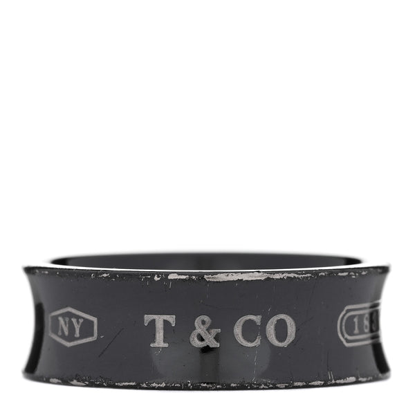 Tiffany Titanium 1837 Band Ring 58 8.5 1867972 – FASHIONPHILE