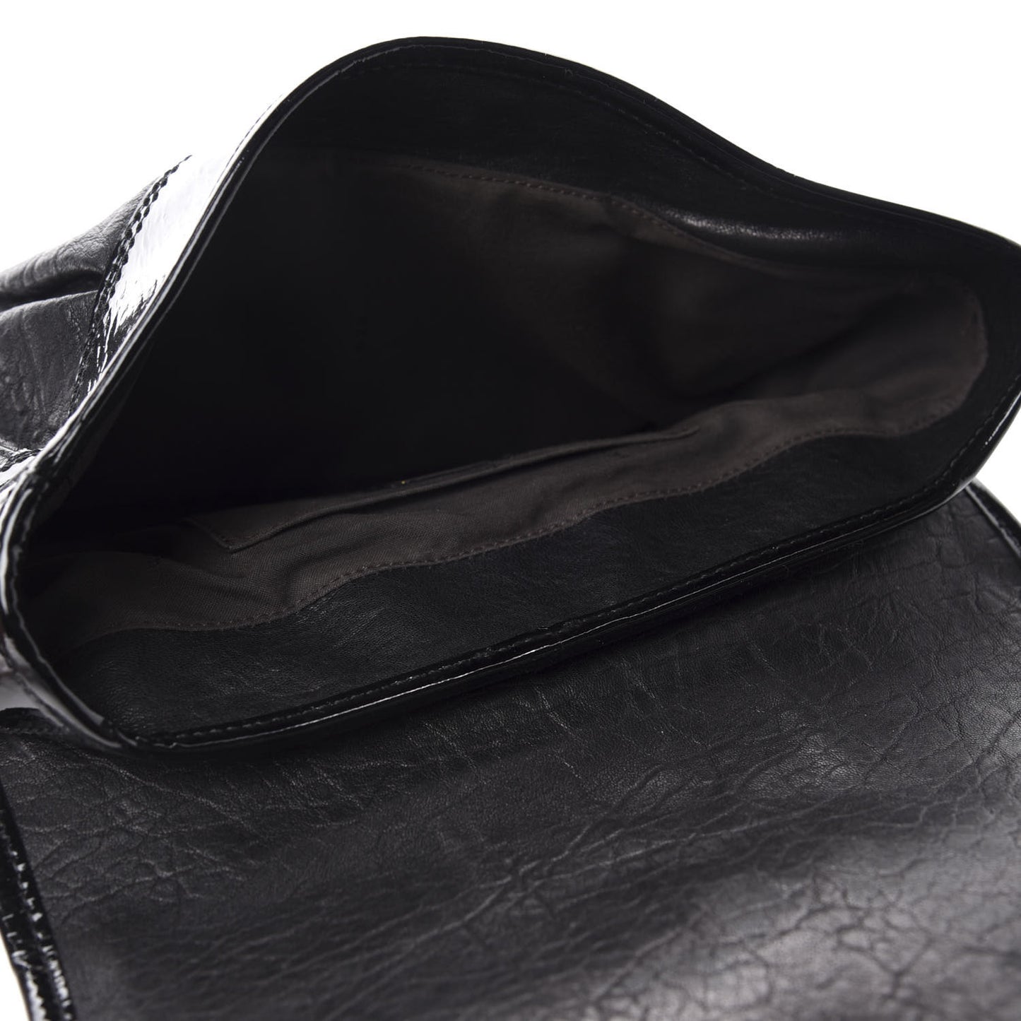 Nappa Patent B Bag Black