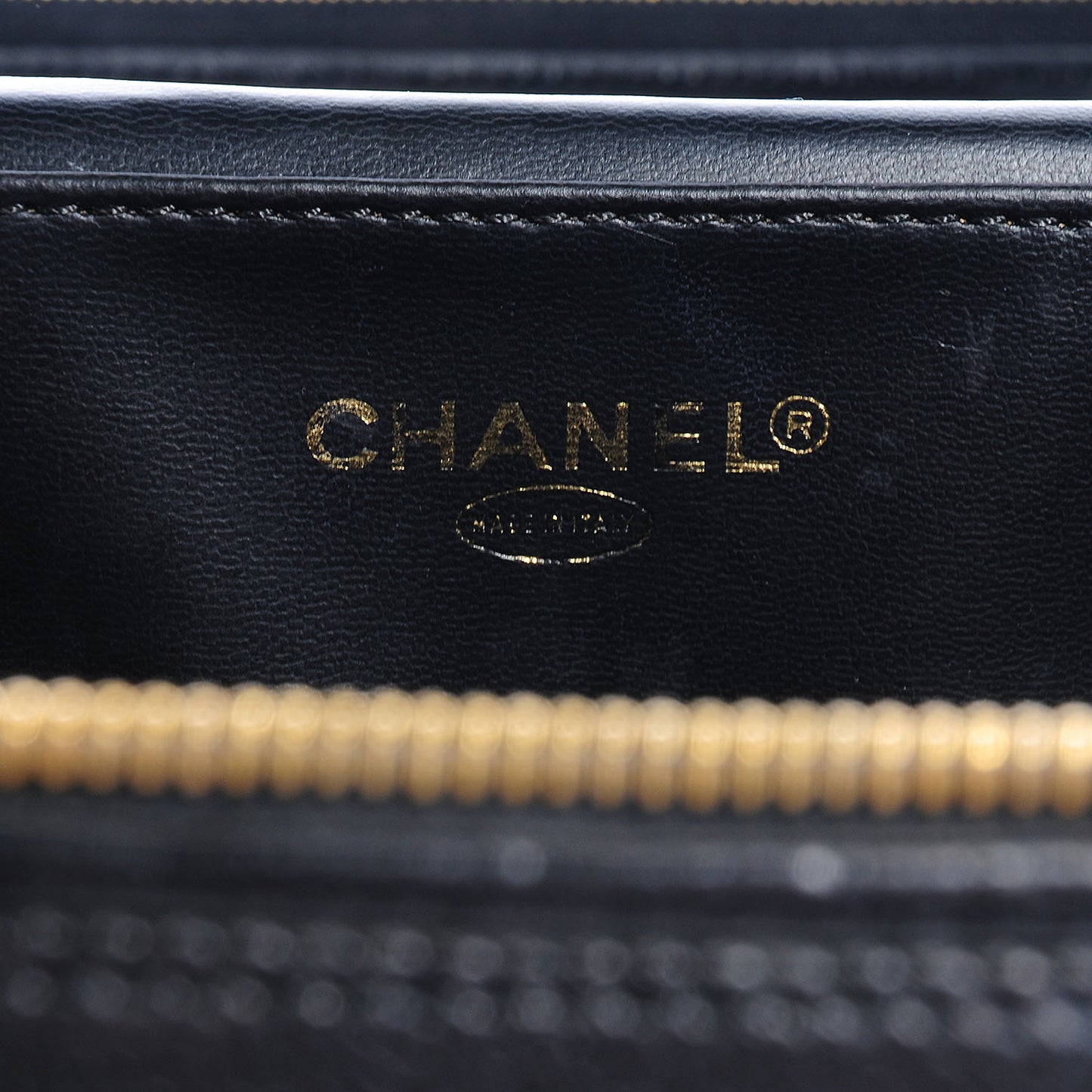 Caviar Vanity Case Black