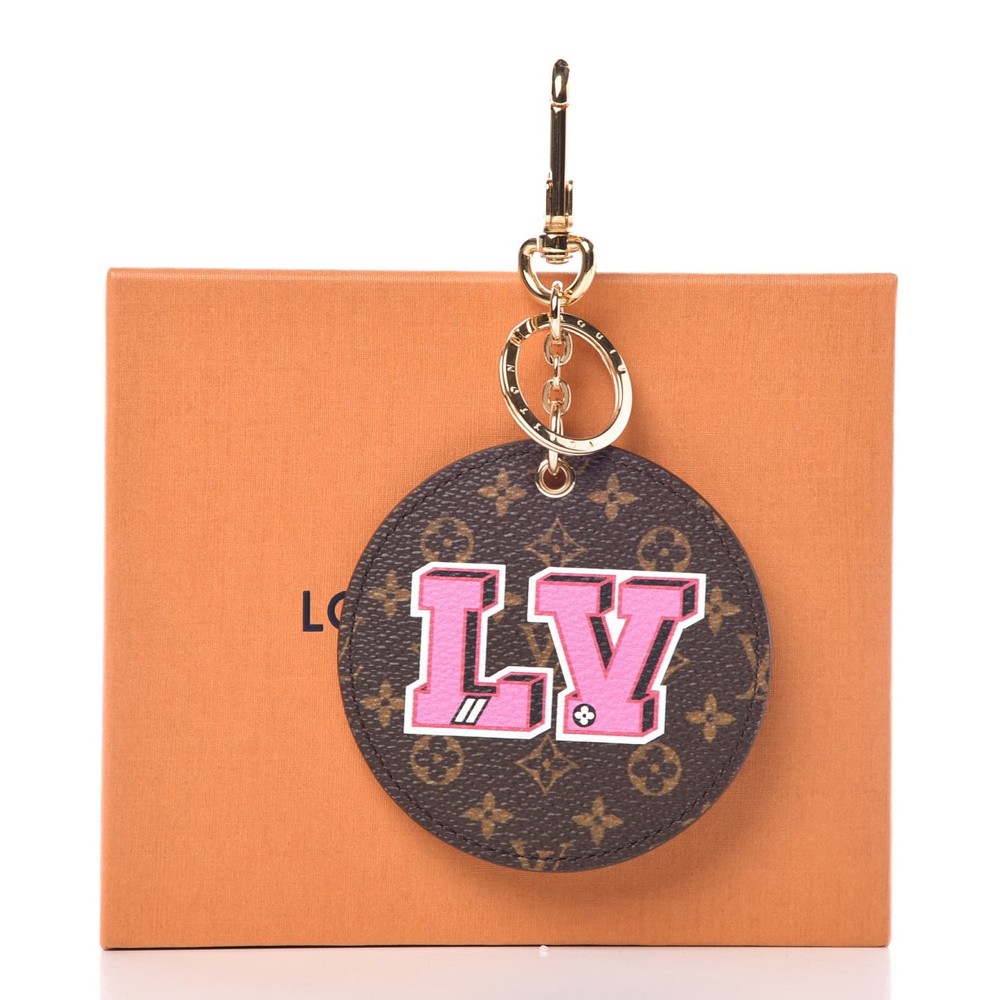 Monogram Stories Bag Charm Key Holder