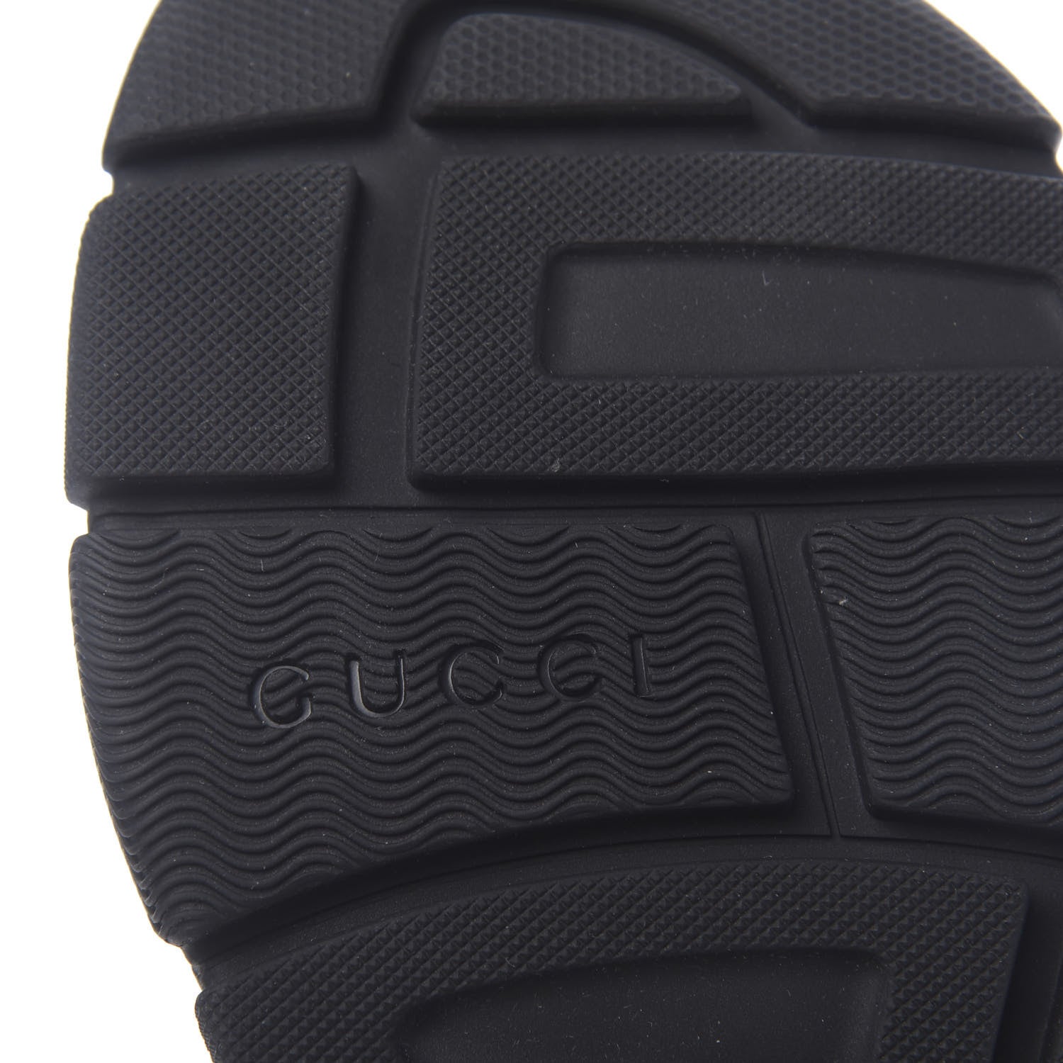 Gucci Nappa Mesh Studded Mens Aguru Sandals 10 Black 8 of 10