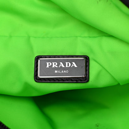 Prada Tessuto Nylon Belt Bag Black Verde 6 of 10