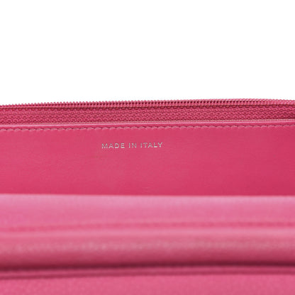 Chanel Iridescent Caviar Quilted Wallet on Chain WOC Pink 8 of 15