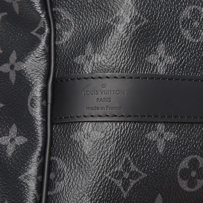 Louis Vuitton Monogram Eclipse Keepall Bandouliere 55 6 of 11