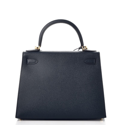 Hermes Epsom Kelly Sellier 28 Bleu Indigo 5 of 41