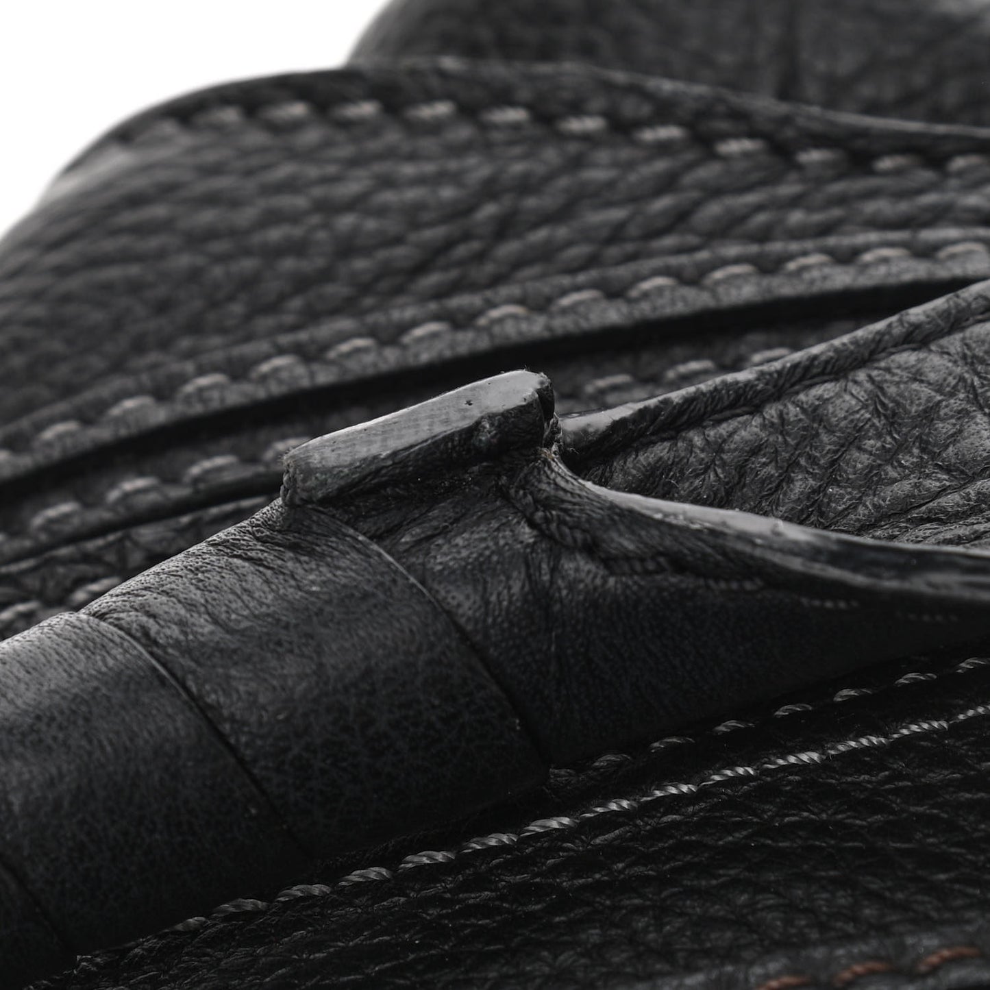 Calfskin Medium Marcie Satchel Black