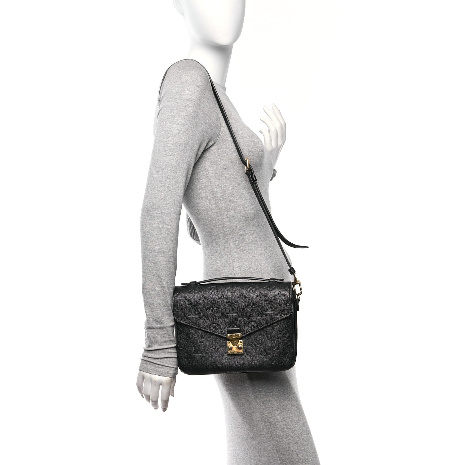 Louis Vuitton Empreinte Pochette Metis Black 2 of 11
