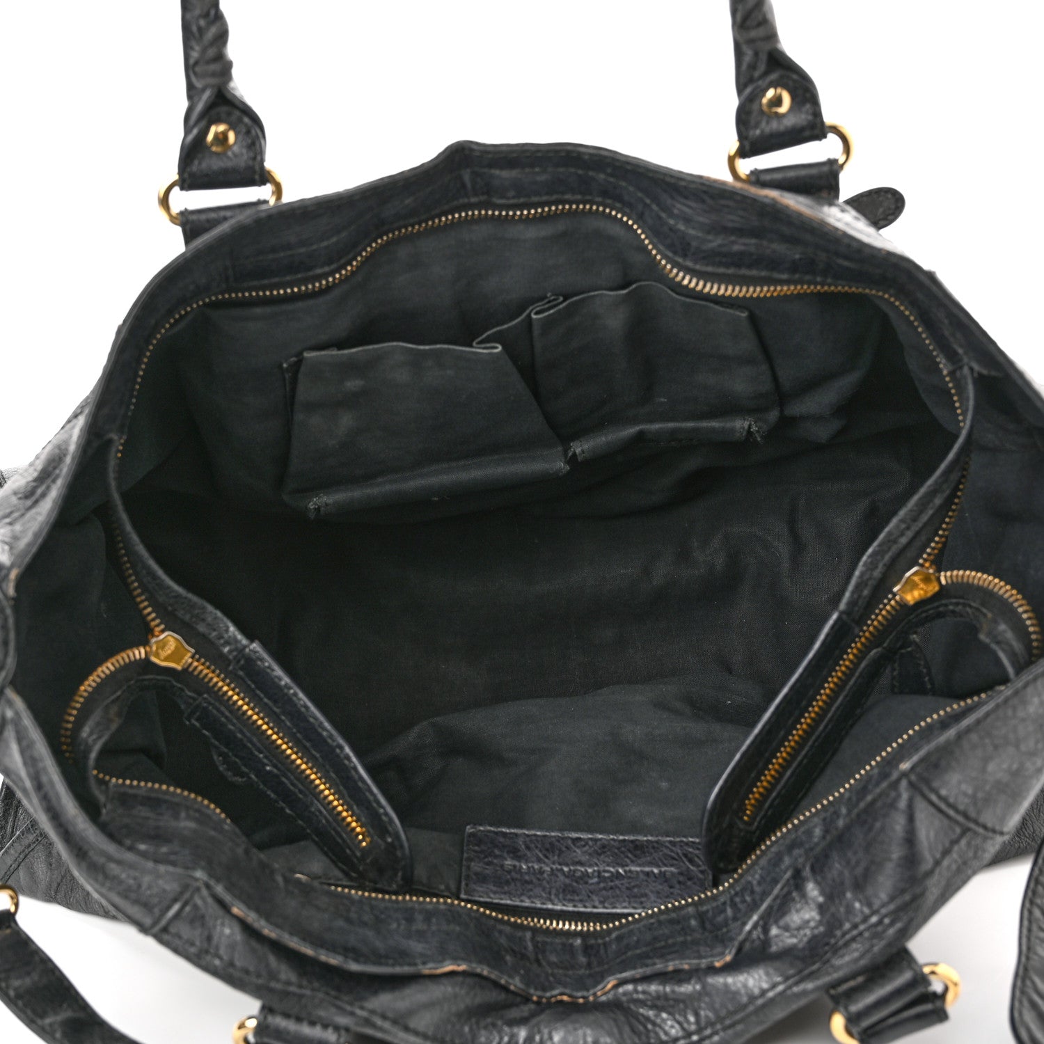 Balenciaga Agneau Giant 12 Gold Hardware Part Time Black 5 of 14