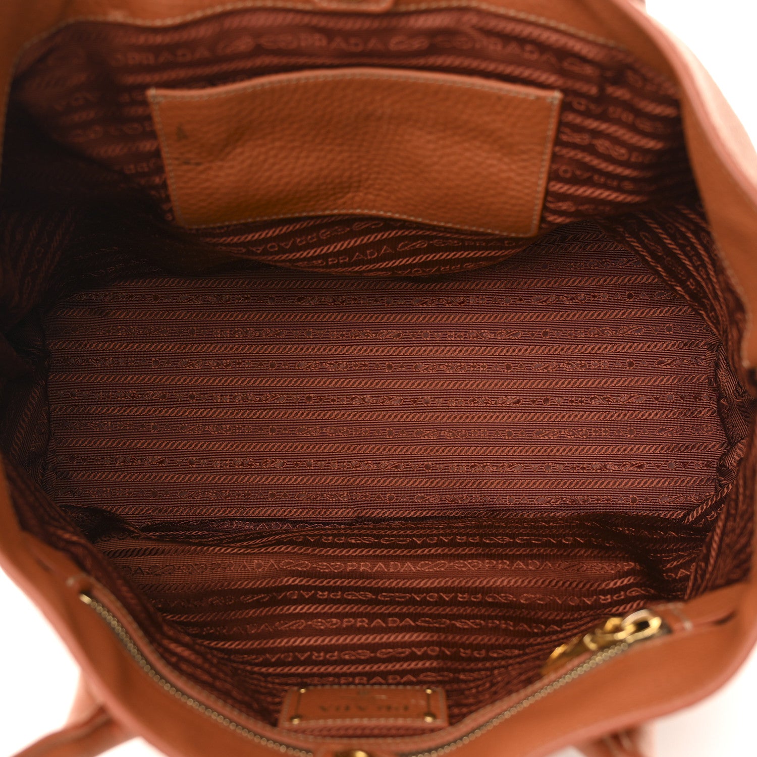 Prada Vitello Daino Tote Rame 5 of 13