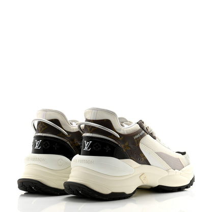 Louis Vuitton Monogram Calfskin Run 55 Sneakers 38.5 White 4 of 11
