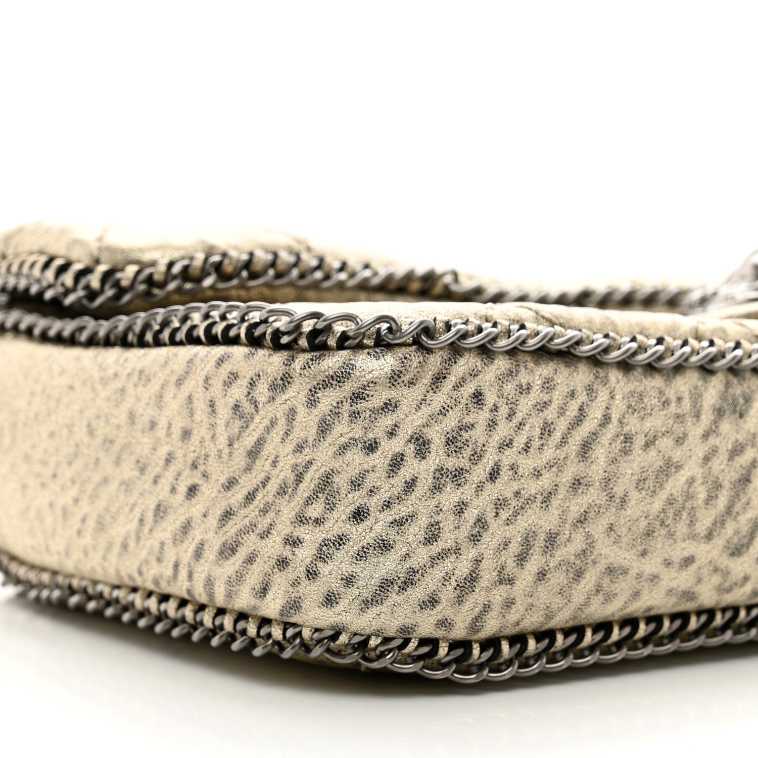 Chanel Distressed Lambskin Medium Leo Lion Flap Metallic 9 of 12
