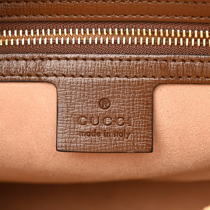 Gucci GG Supreme Monogram Small Horsebit 1955 Shoulder Bag Beige Brown Sugar 6 of 11