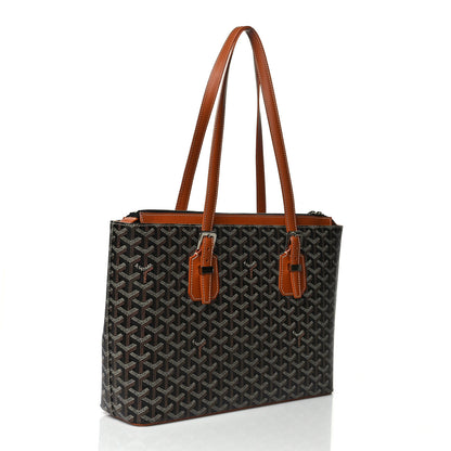 Goyard Goyardine Sac Marie Galante MM Black Gold 3 of 12