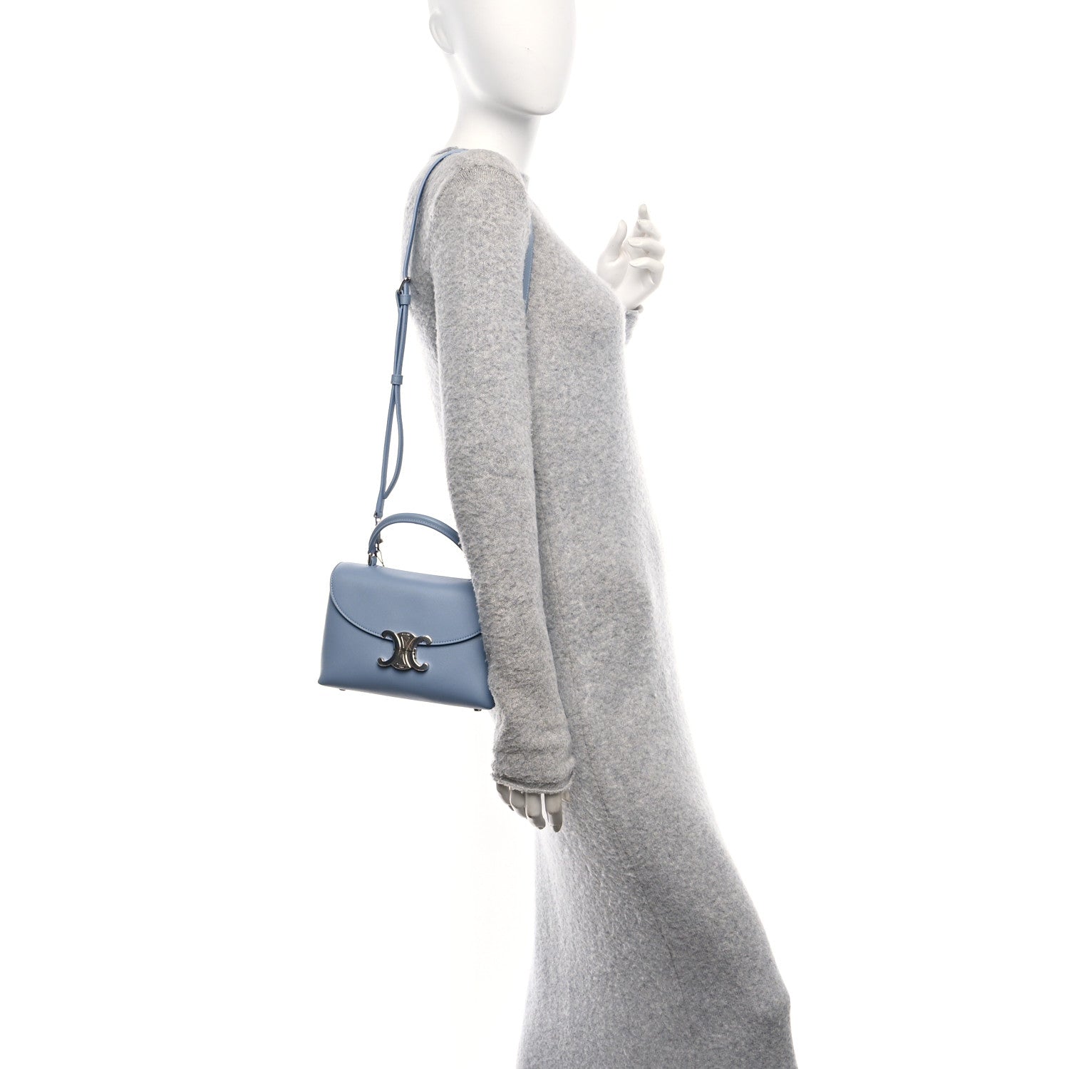 Celine Supple Calfskin Teen Nino Light Denim 2 of 10