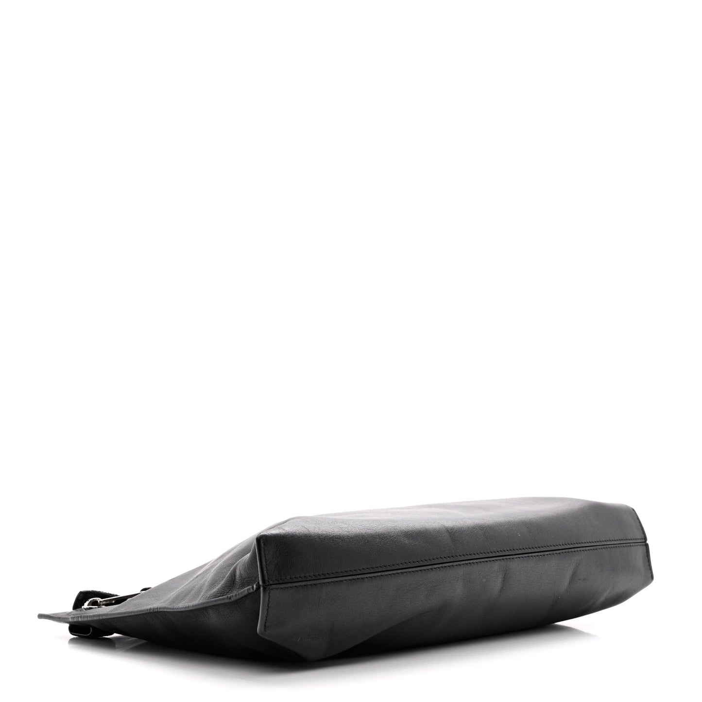 Calfskin T Pouch Black
