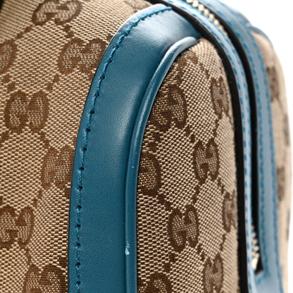 Gucci Monogram Small Boston Beige Deep Cobalt 11 of 13