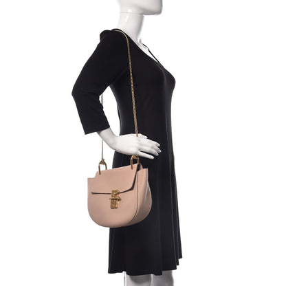 Chloe Grained Lambskin Drew Shoulder Bag Abstract White 2 of 12