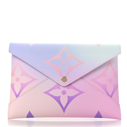 Louis Vuitton Monogram Giant Spring In The City Kirigami Pochette Set Sunrise Pastel Midnight Fuchsia Sunset Kaki 2 of 8