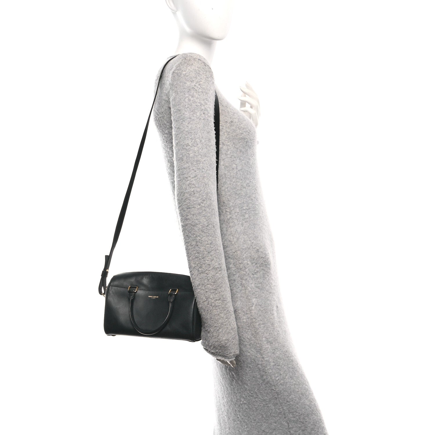 Saint Laurent Calfskin Classic Baby Duffle Black 2 of 10