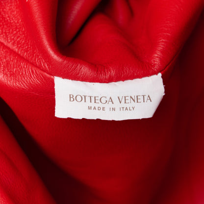 Bottega Veneta Nappa Maxi Intrecciato The Pouch Oversized Clutch Bright Red 8 of 11