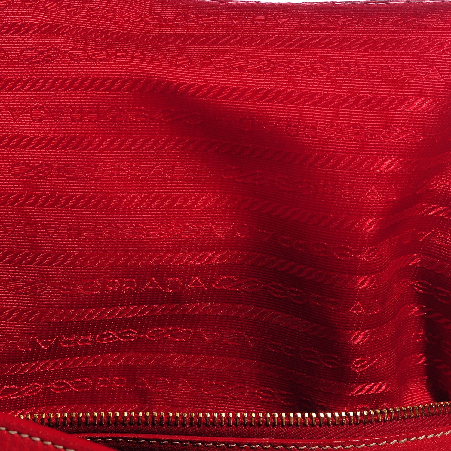 Prada Vitello Daino Tote Fuoco 10 of 11
