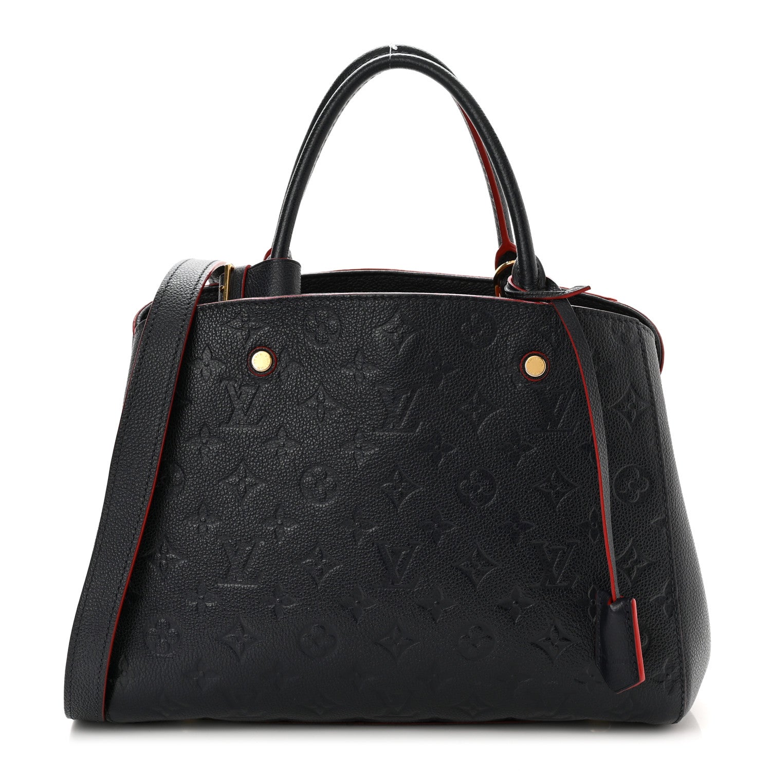 Louis Vuitton Empreinte Montaigne MM Marine Rouge 1 of 16