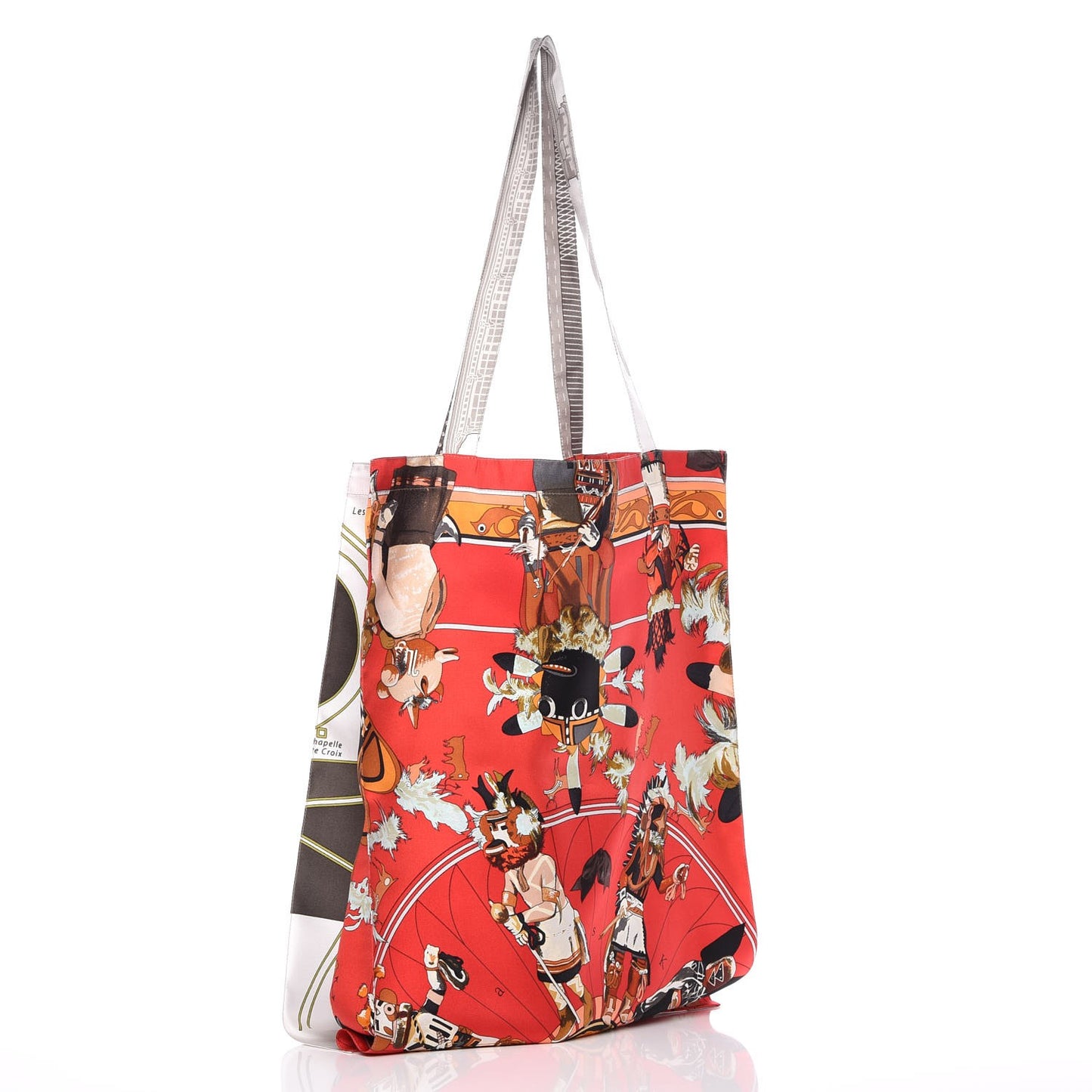 Silk Petit H Kachinas Shopping Bag