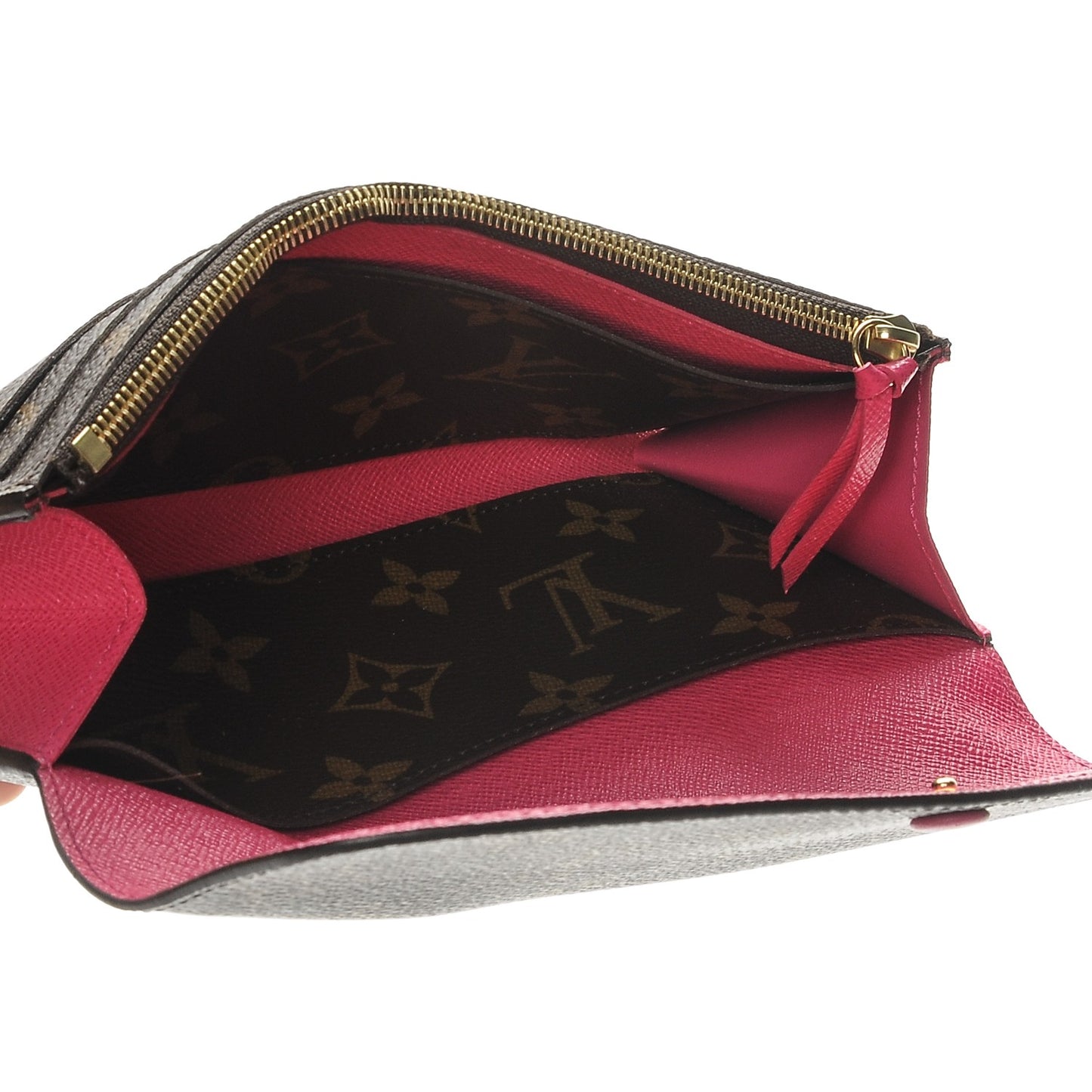 Monogram Emilie Wallet Hot Pink