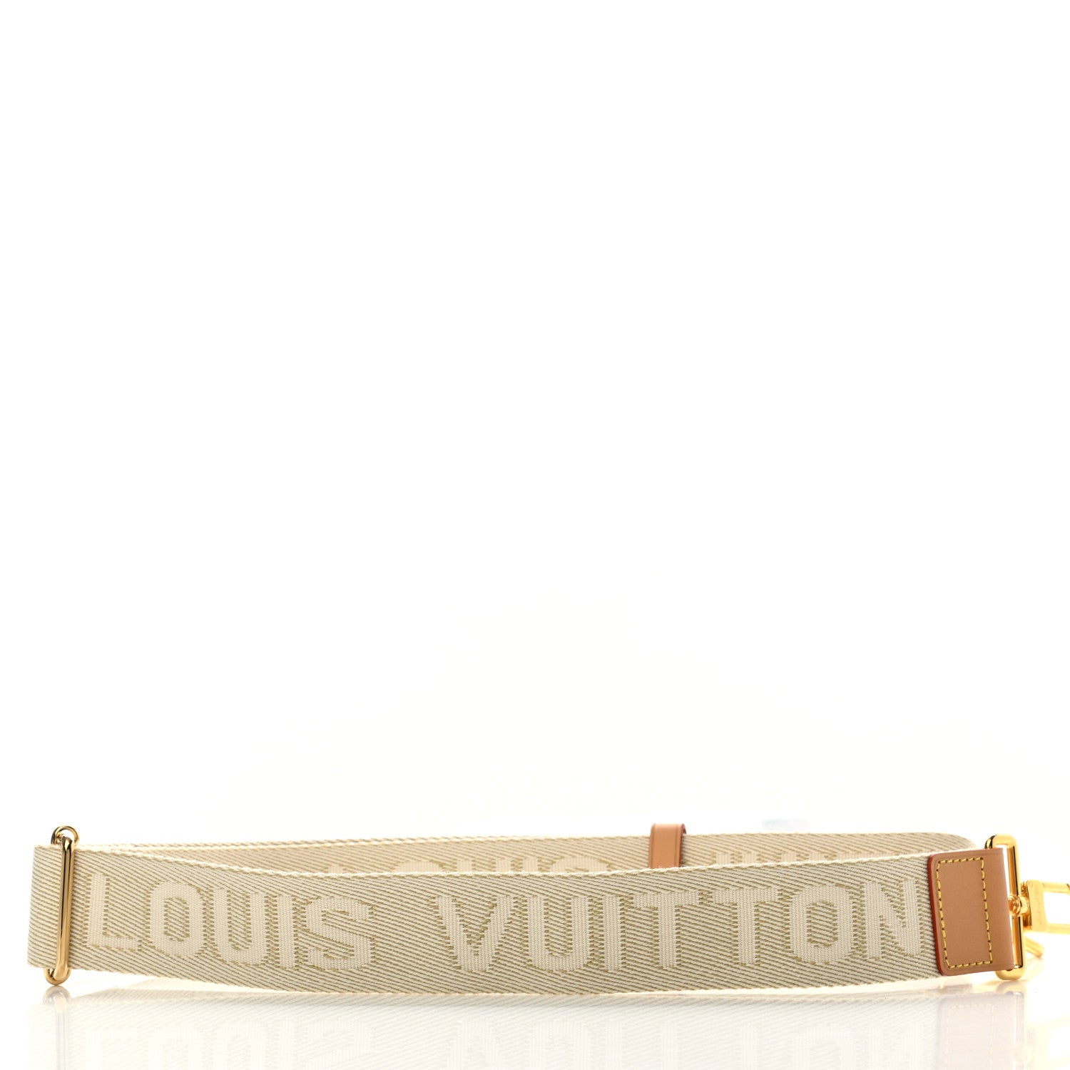 Louis Vuitton Monogram Utility Crossbody Bandouliere Shoulder Strap Beige 4 of 4