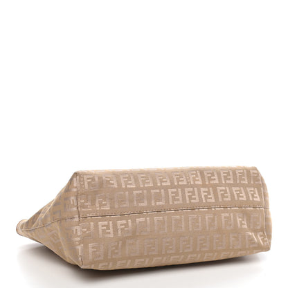 Fendi Zucchino Small Roll Tote Beige 4 of 9