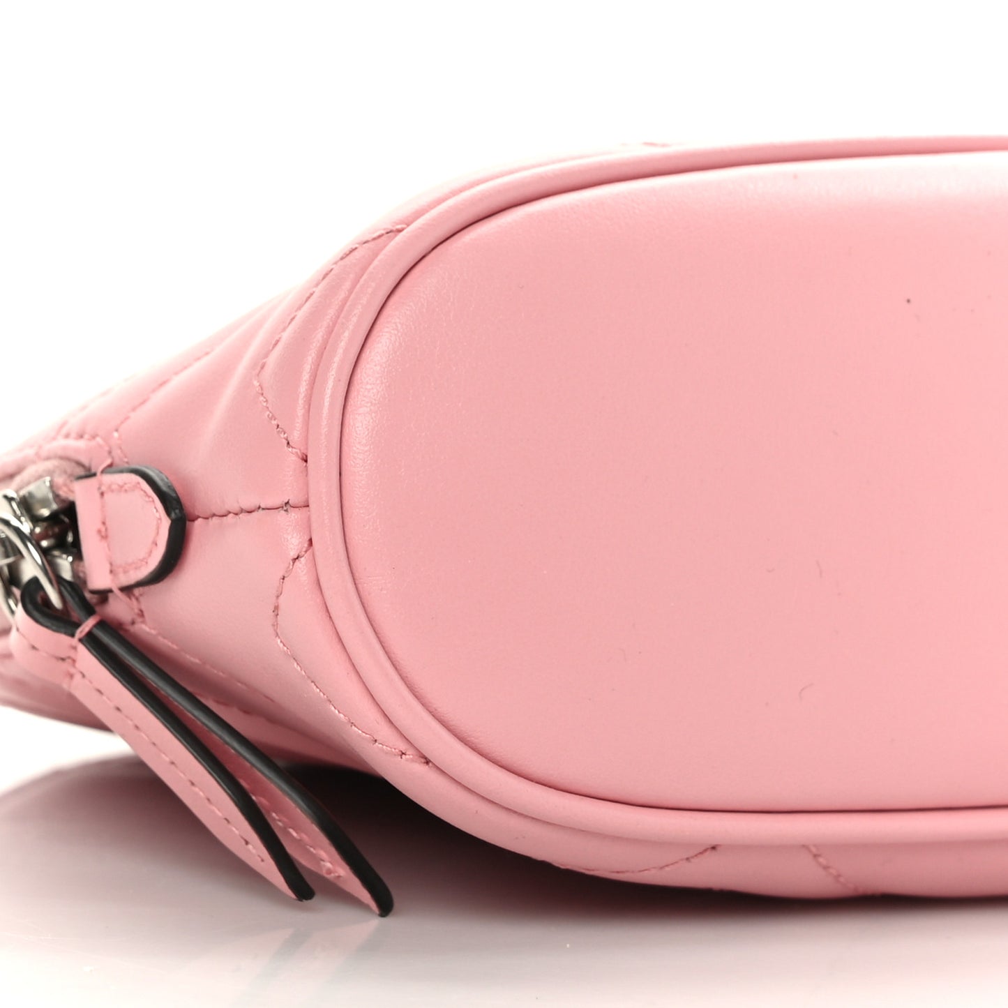 Calfskin Matelasse Large GG Marmont Pouch Cosmetic Case Wild Rose