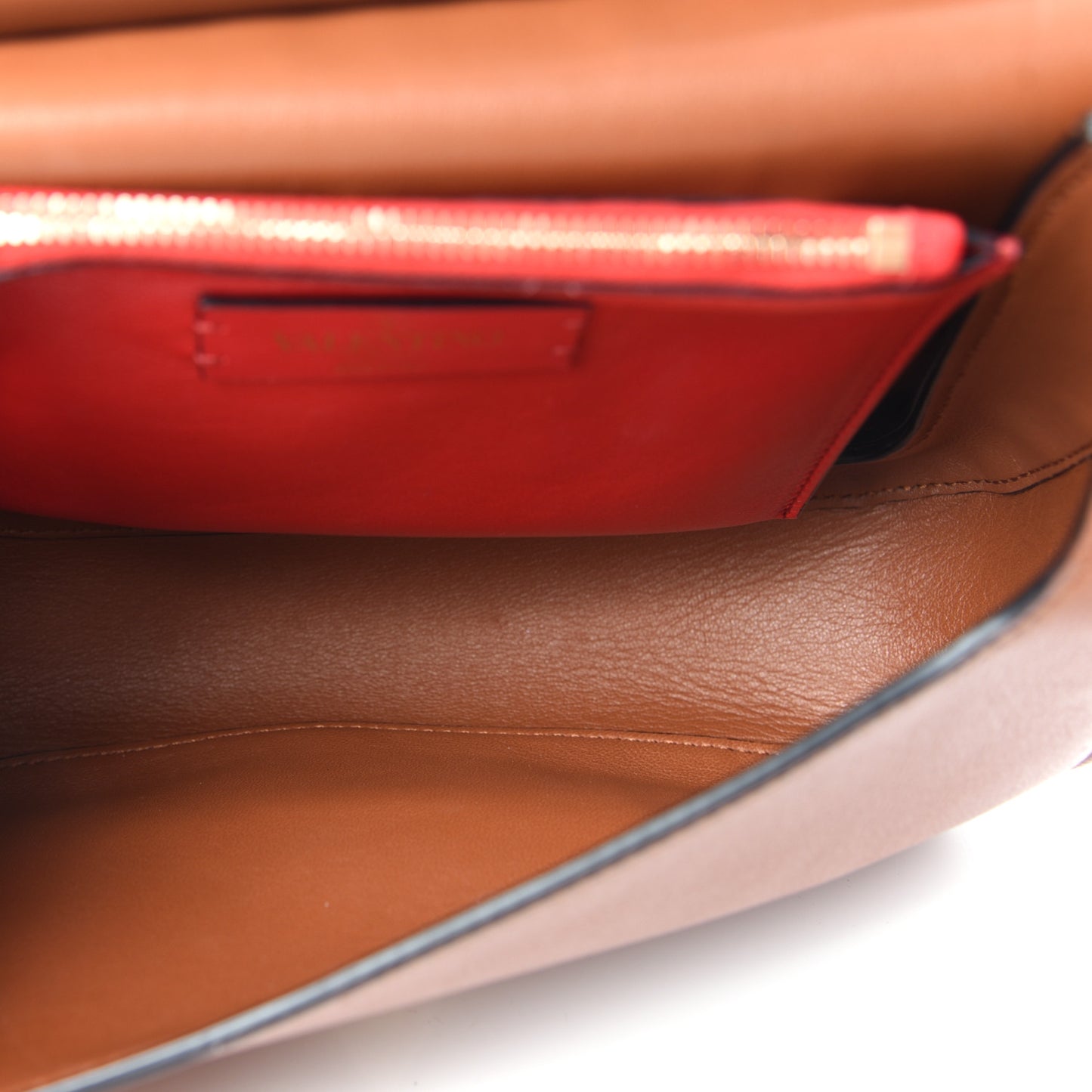 Grained Calfskin Rockstud Saddle Bag Selleria