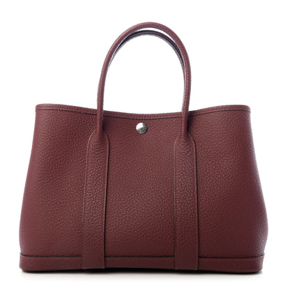 Hermes Vache Country Garden Party 30 TPM Rouge H 1 of 9
