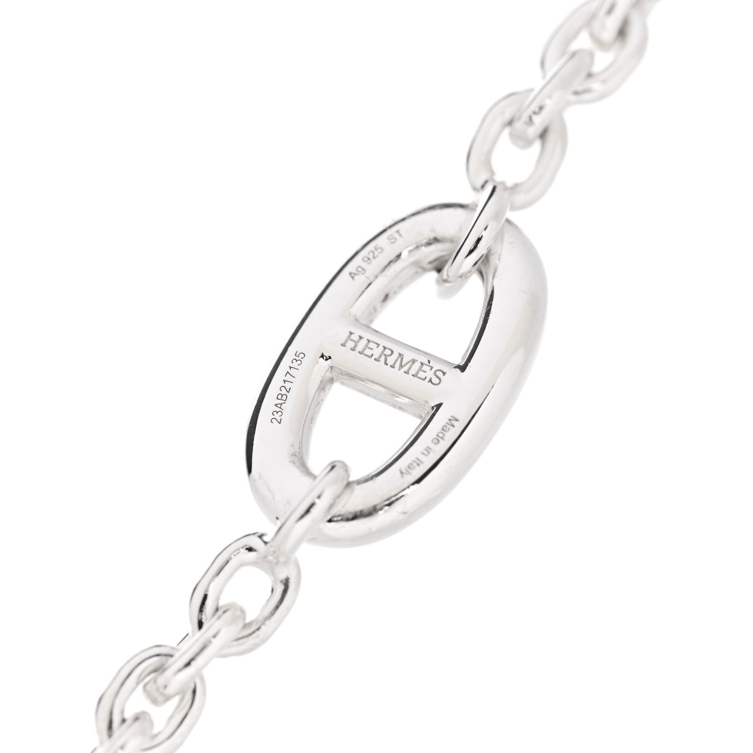 Hermes Sterling Silver Farandole Bracelet ST 3 of 4