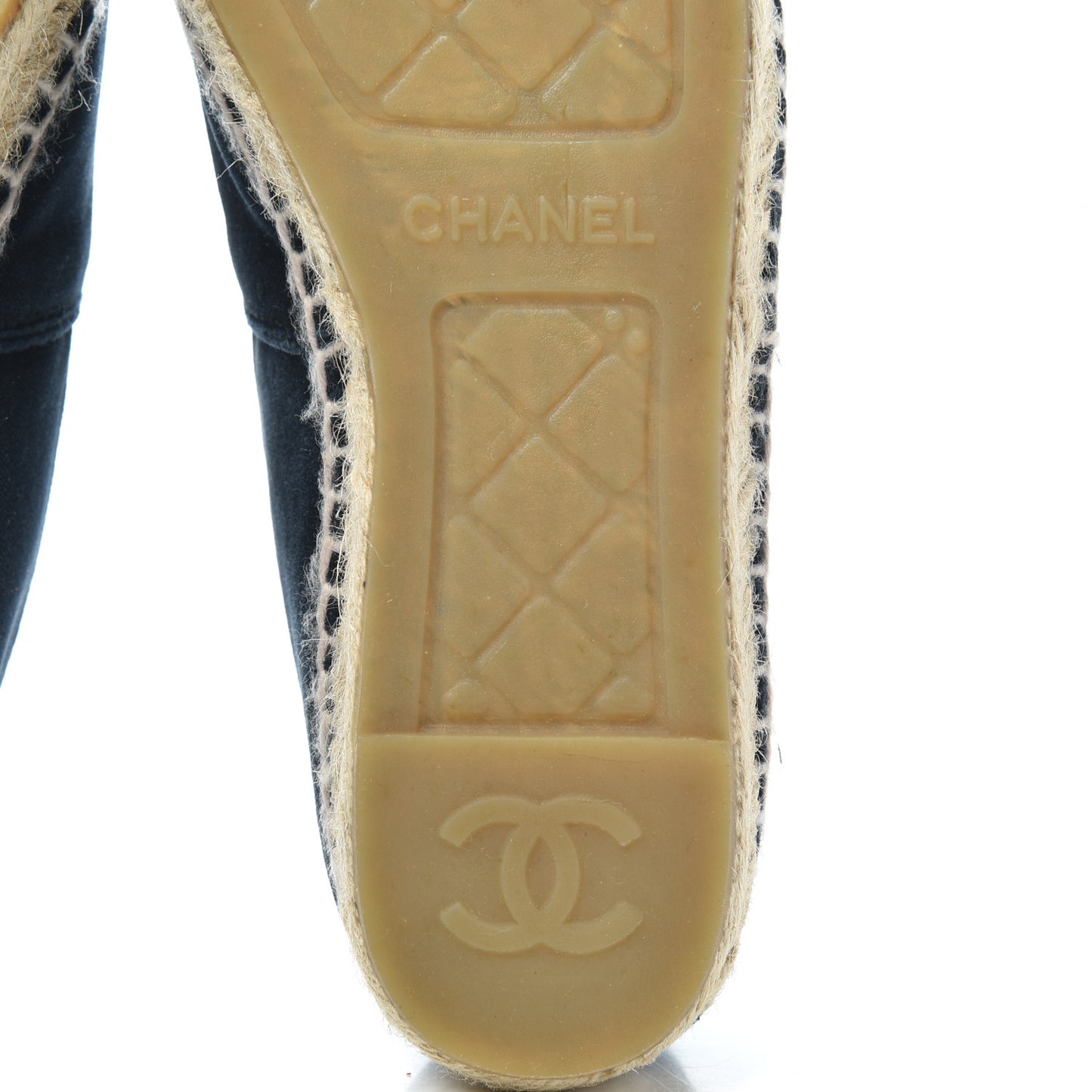 Velvet CC Espadrilles 36 Dark Navy Black