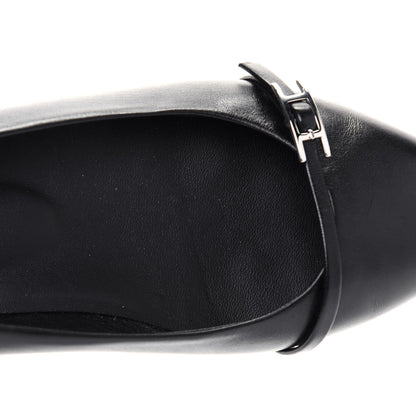 Hermes Calfskin Laura Ballerina Flats 36.5 Black 8 of 9