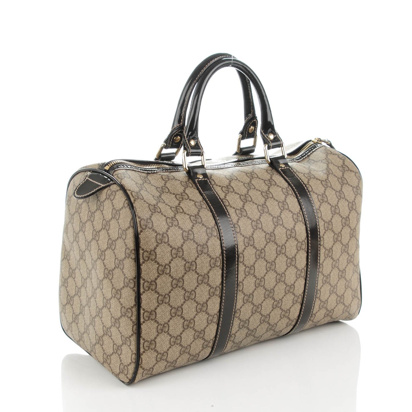 GG Plus Monogram Medium Joy Boston Dark Brown