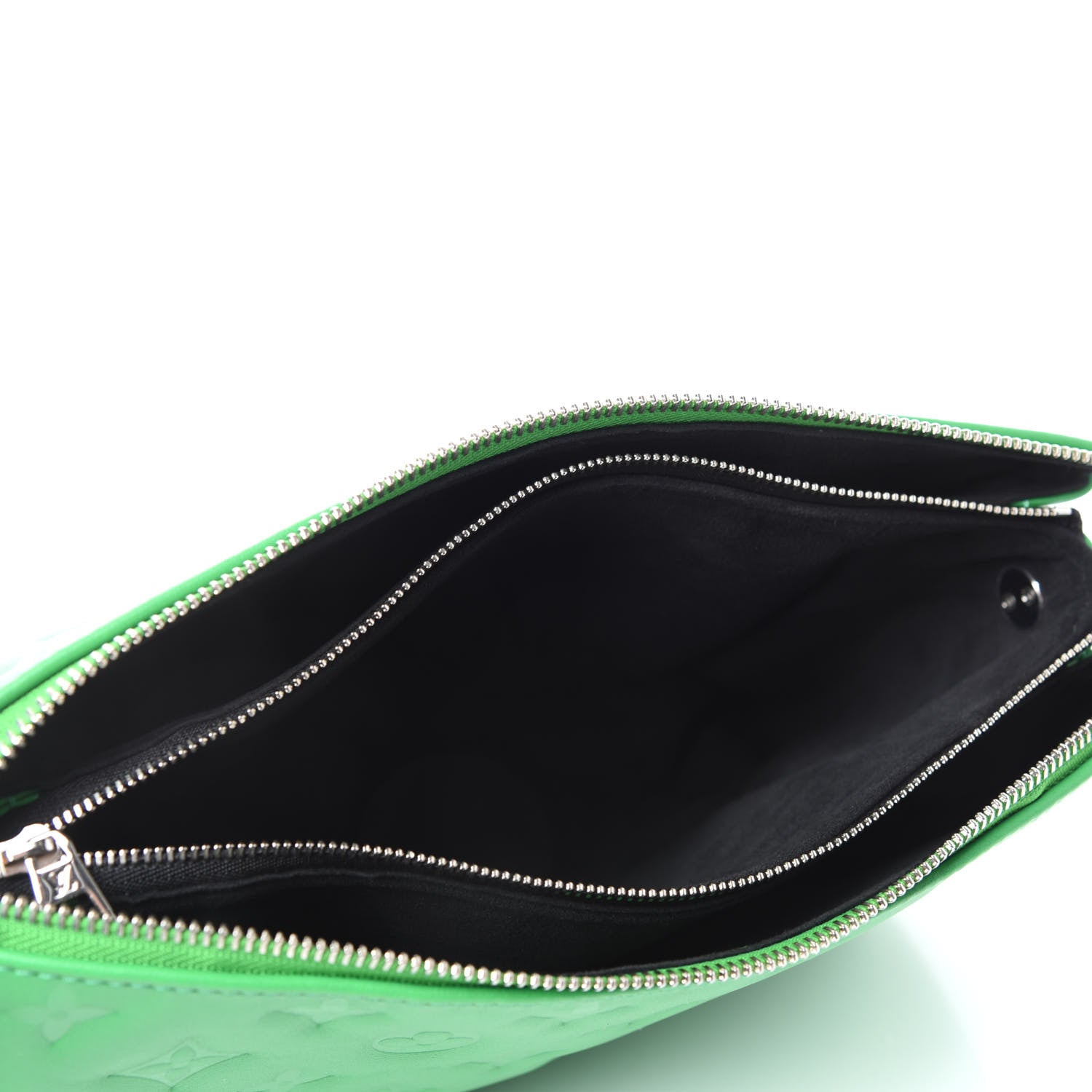 Louis Vuitton Lambskin Embossed Monogram Coussin PM LV Motion Green 5 of 9