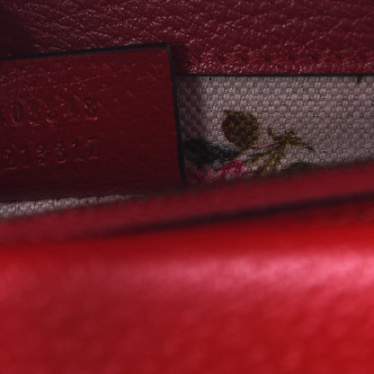 Gucci Textured Calfskin Web Medium Dionysus Shoulder Bag Hibiscus Red 7 of 7