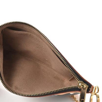 Louis Vuitton Monogram Multicolor Pochette Milla MM Black 5 of 9