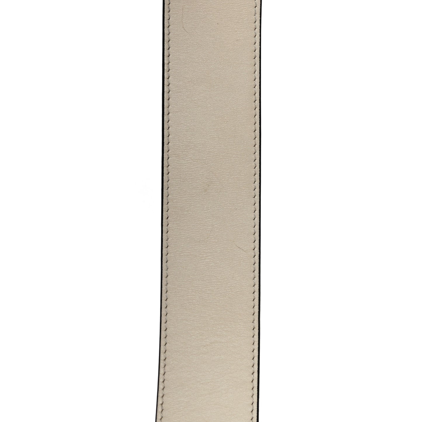 Calfskin Double G 40mm Belt 85 34 Mystic White