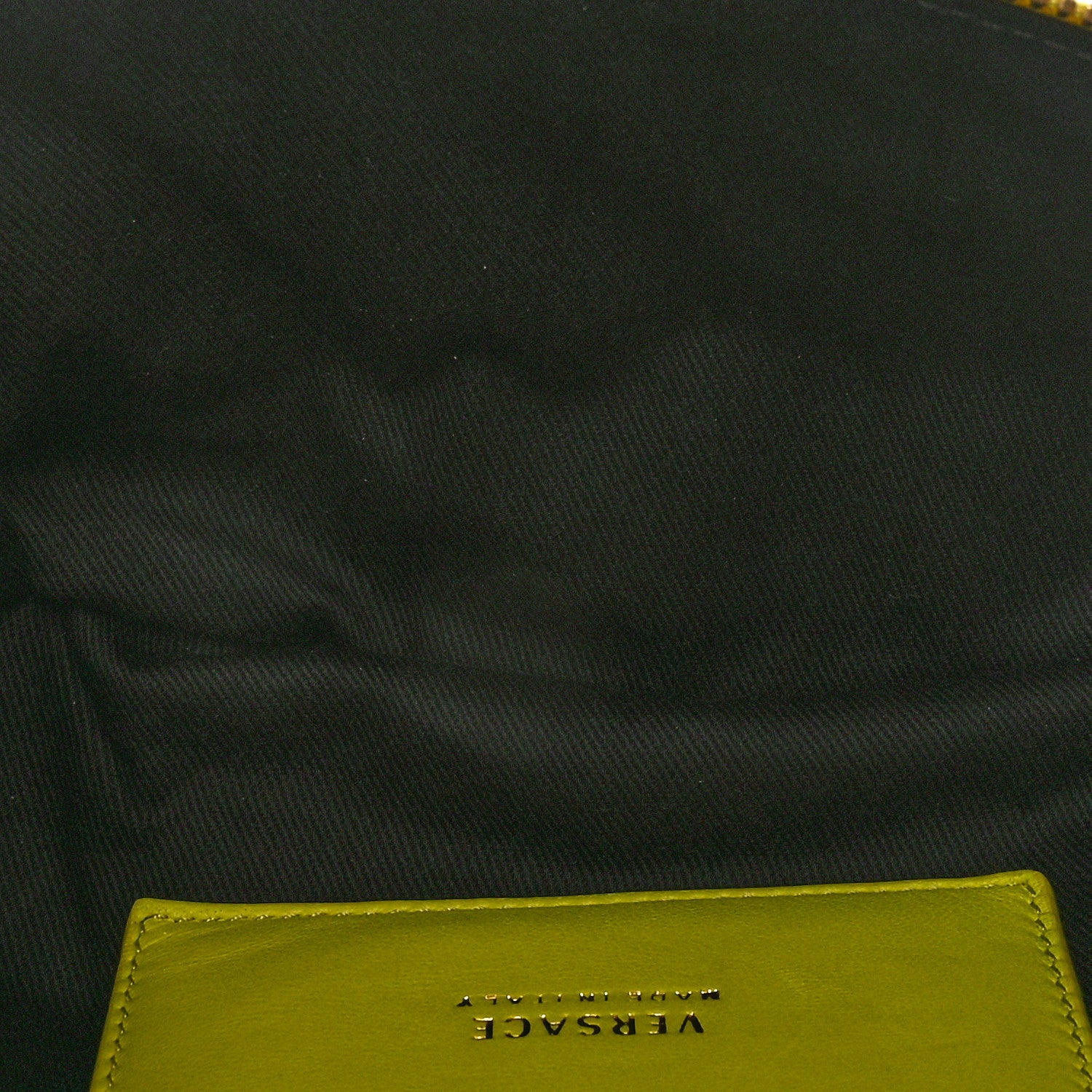 Versace Nappa Quilted Medusa Belt Bag Green 5 of 10