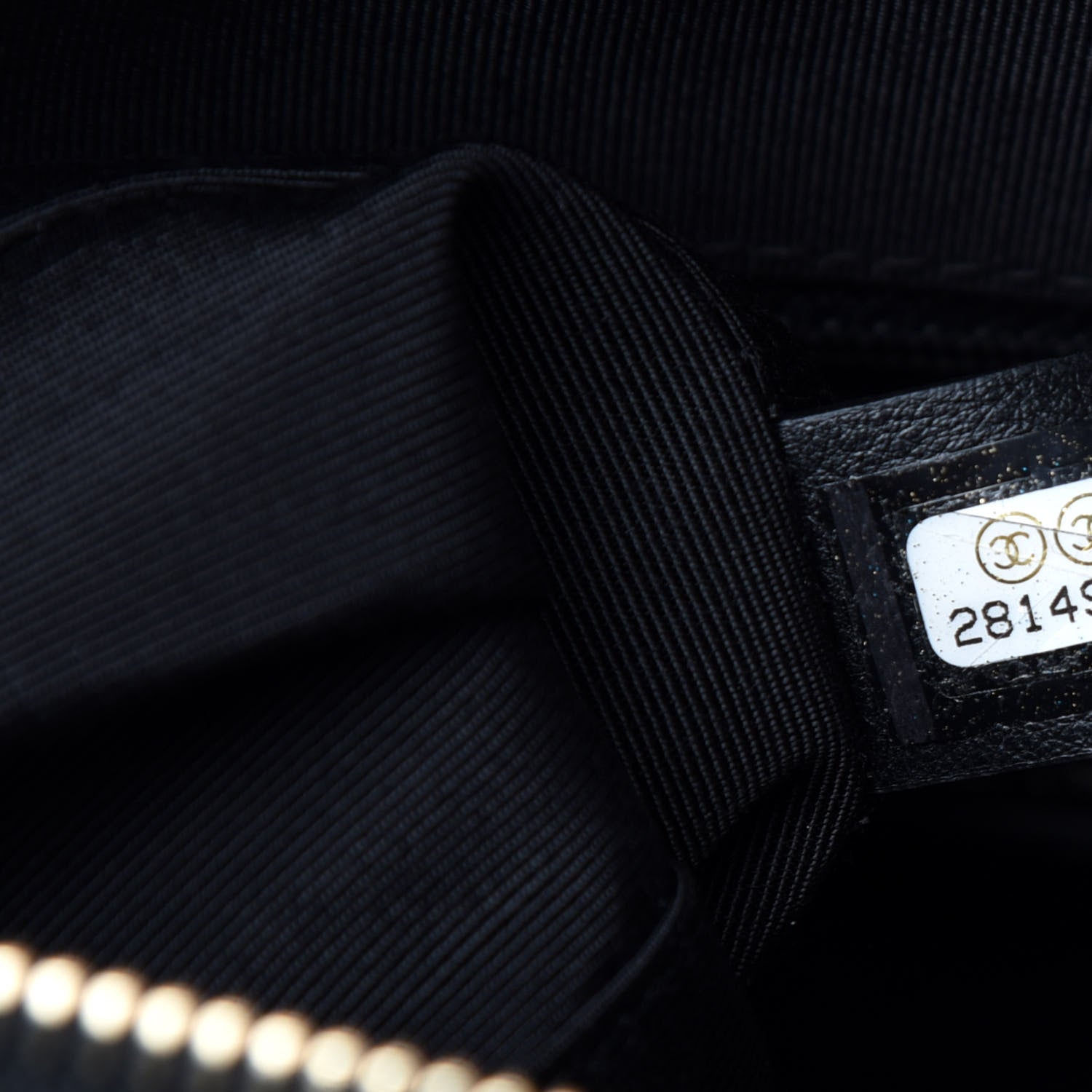 Chanel Crocodile Embossed Calfskin Medium Gabrielle Cocodile Hobo Black 11 of 12