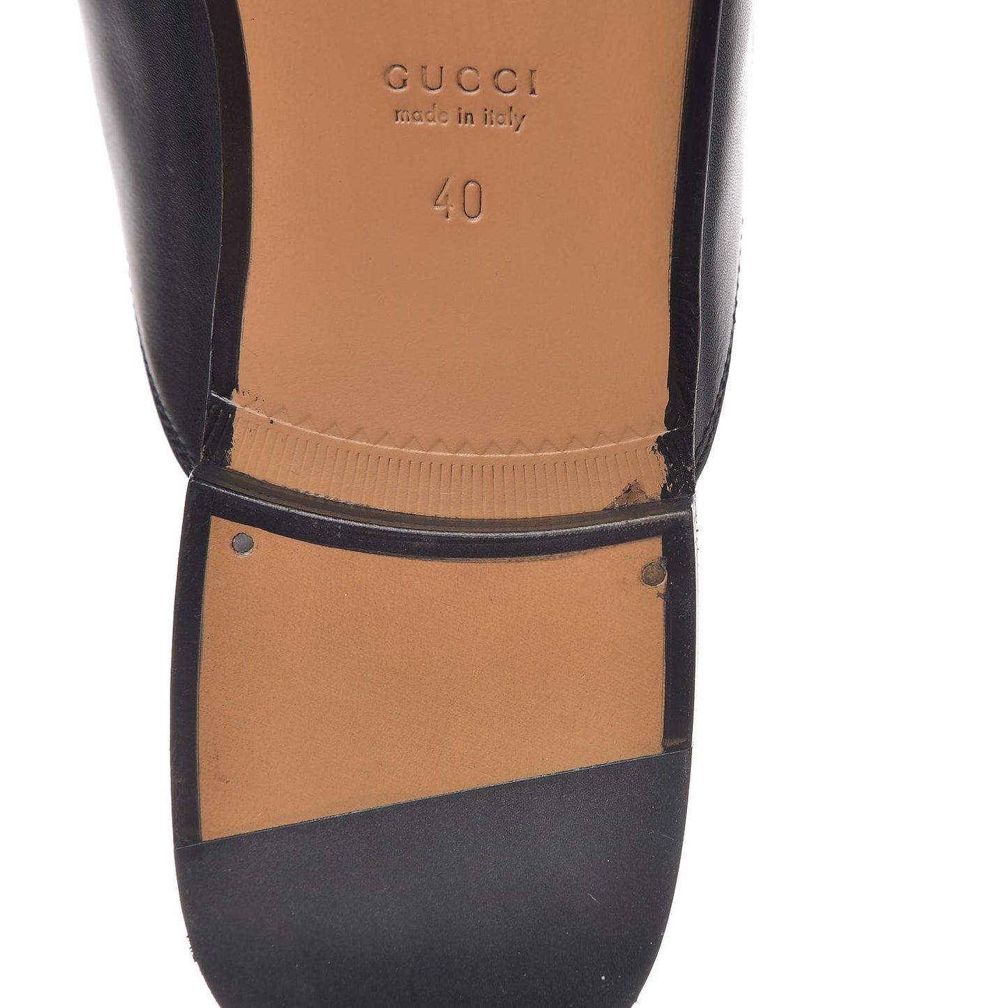 Calfskin Flower Embroidered Princetown Slippers 40 Black