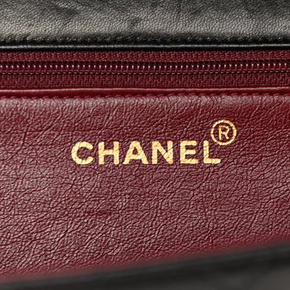 Chanel Lambskin Quilted Clutch With Chain Flap Black 5 of 10