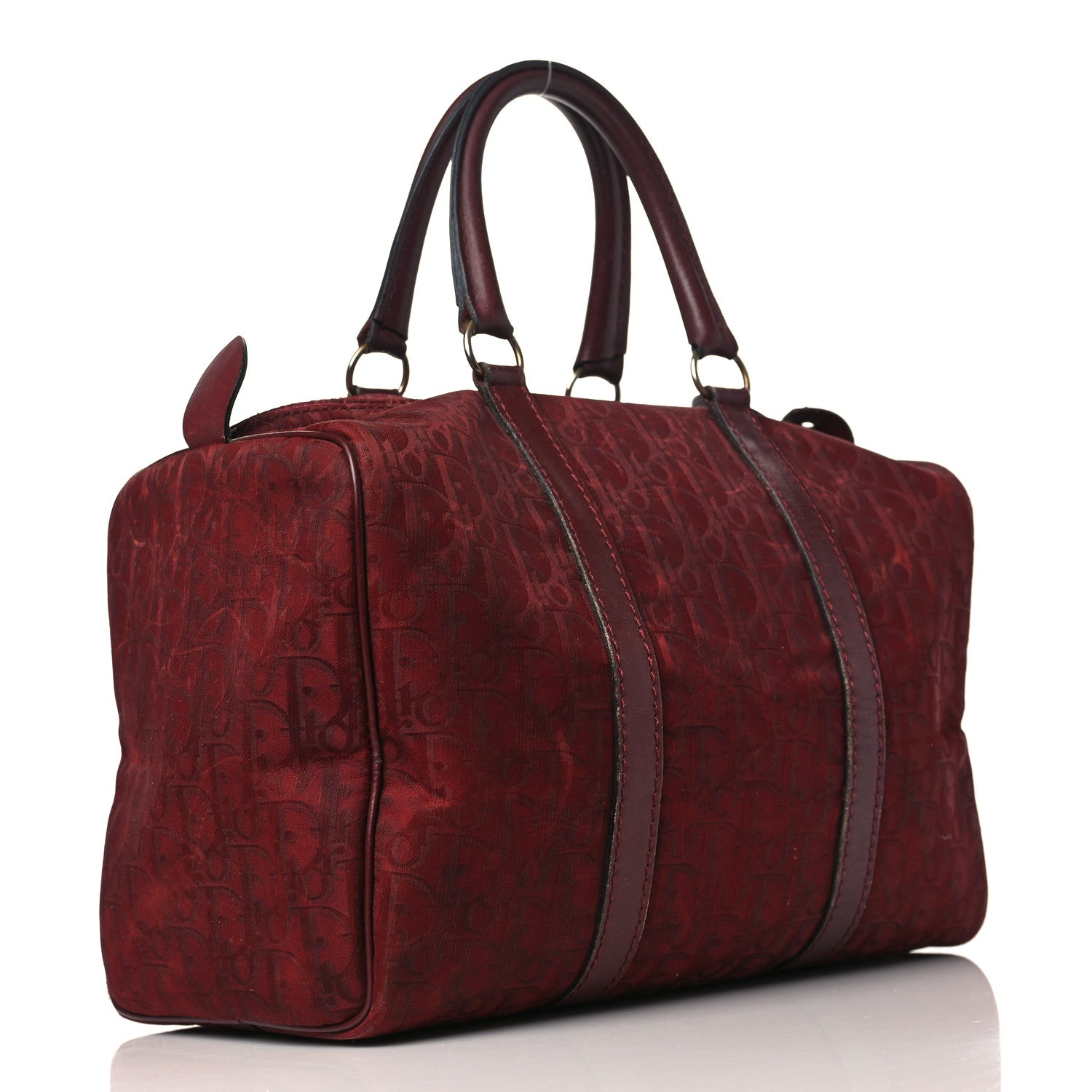 Christian Dior Monogram Boston Red 2 of 11