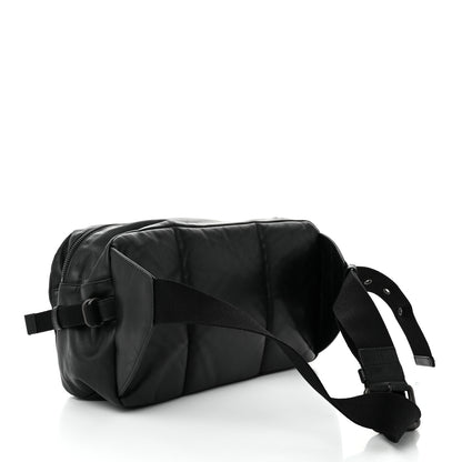 Bottega Veneta Calfskin Intrecciato Belt Bag Black 3 of 10