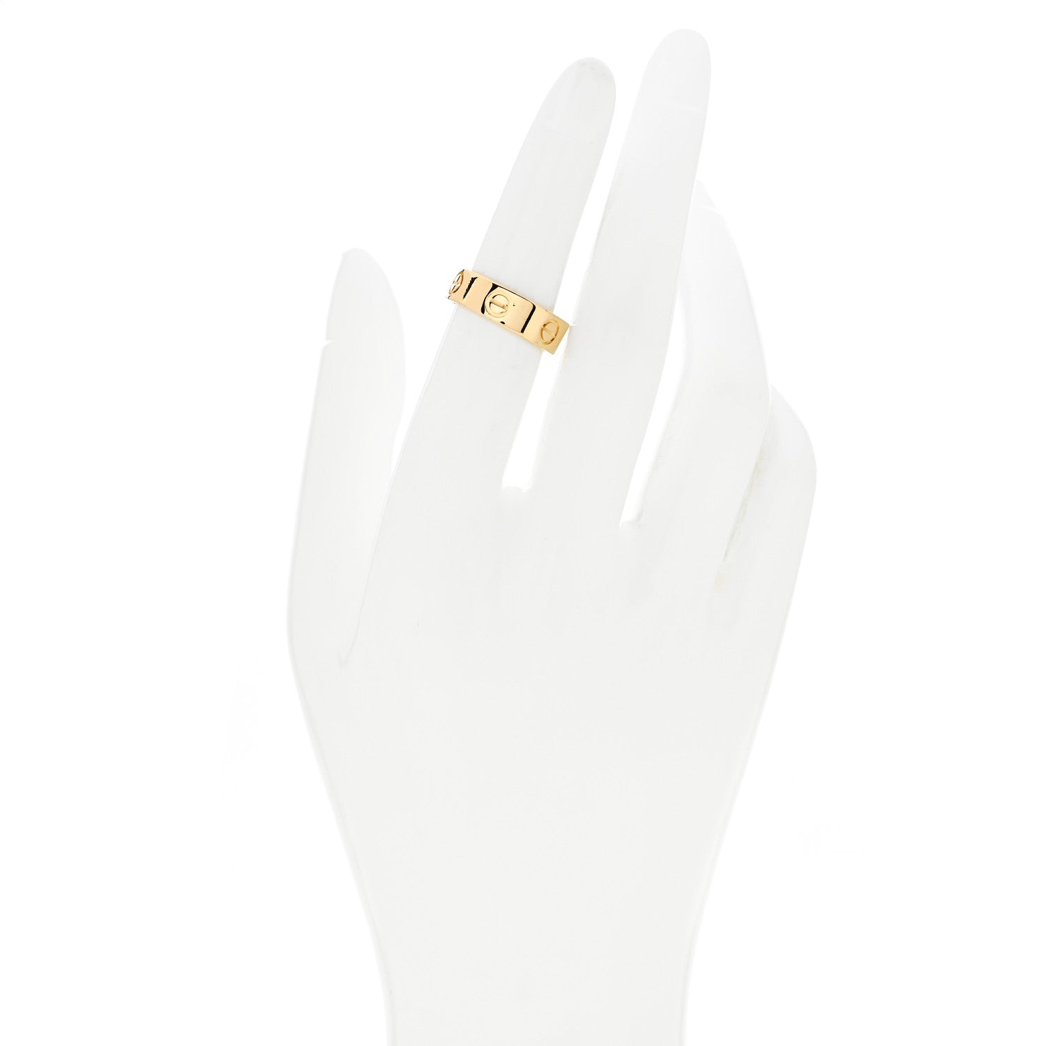 Cartier 18K Yellow Gold 5.5mm LOVE Ring 51 5.75 2 of 5