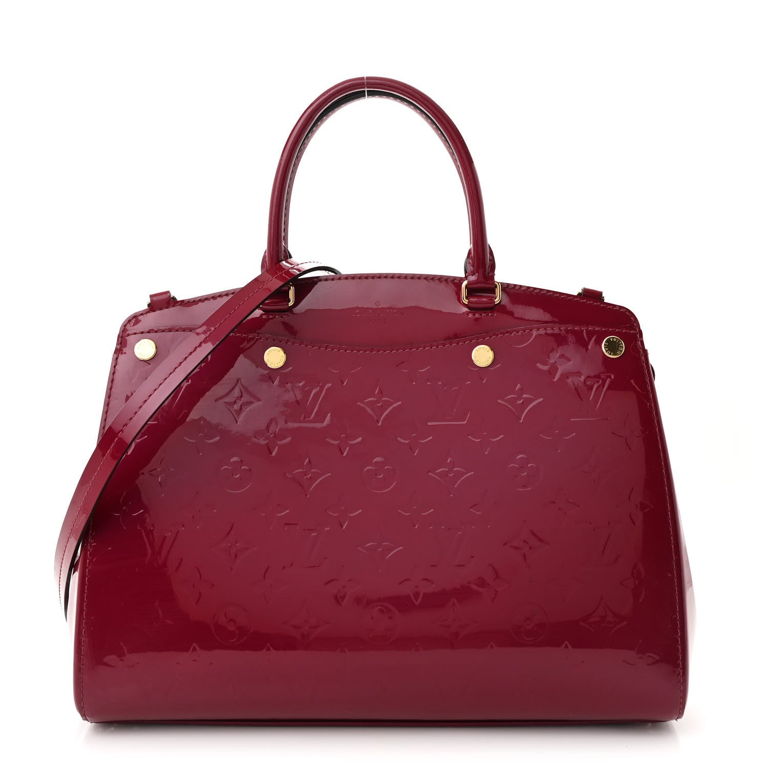Louis Vuitton Vernis Brea MM NM  Magenta 1 of 11